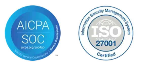 ISO 27001 and SOC 2 Type 2 Compliance Certifications