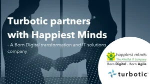 turbotic partners with happiest minds thumbnail